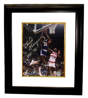 David Thompson Autographed/Hand Signed Denver Nuggets NBA 8x10 Photo HOF 96 Custom Framed