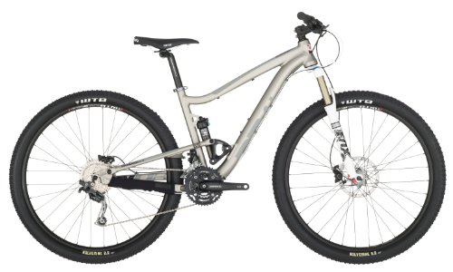 Diamondback 2013 Sortie 29'er 1 Trail Full Suspension Mountain Bike with 29-Inch Wheels (Silver, 15.5-Inch/Small)