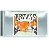 Stainless Steel NFL Cleveland Browns Money Clip