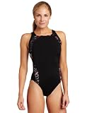 Speedo Women's Off the Grid Splice Endurance+ Pulse Back Performance Swimsuit