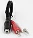 3.5mm Stereo Headphone Splitter 1 Female To 2 Male Free Shipping
