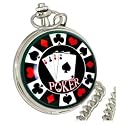 Ravel - R1004.02 - Montre de Poche - Quartz Analogique - Animation Poker - Chaîne de 37.5cm - Petite Boîte en étain