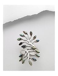 Tree Shell Ring In 92.5 Sterling Silver
