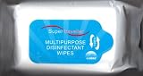from Super Traveller SUPER TRAVELLER Multi-Purpose Disinfectant Wipes Pack of 20 Large Model TR37