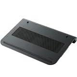 ELECOM "冷え冷えクーラー" アルミ ダブルファン USBポート付 15.4~17インチW対応 ブラック SX-CL11LBK