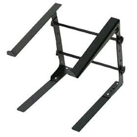 PYLE-PRO PLPTS30 Laptop Computer Stand For DJ with Flat Bottom Legs: Musical Instruments