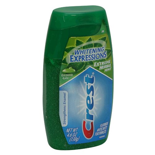 Buy Crest Whitening Expressions Fluoride Anticavity Toothpaste, Extreme Herbal Mint, 4.6-Ounce Tubes (Pack of 4)