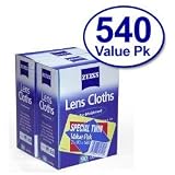 540 Ct - Zeiss Lens Cleaning Cloths for Cameras, Microscopes, Glasses (6 Pack)... by Zeiss
