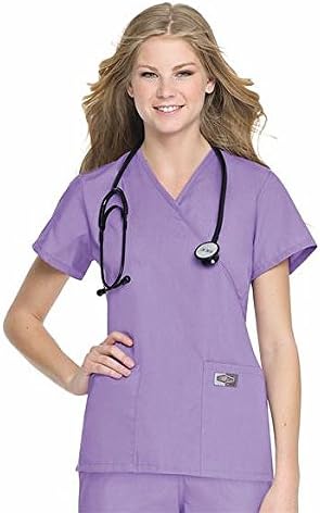 Women's Faux Wrap Tunic (Graphite;Large)