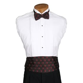 South Carolina Cummerbund and Bowtie - U. of South Carolina Black Cummerbund Set with C Block Logo