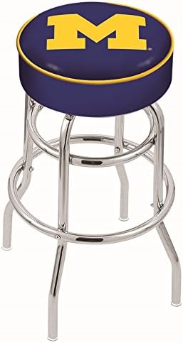 Michigan Wolverines Retro Bar Stool
