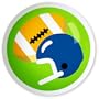 Game On Football Knob by Olive Kids