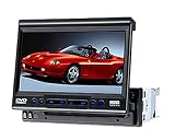 1 DIN 7 inch TFT LCD Touch Screen DVD, VCD, CD, MP3, MP4, FM, TV Player