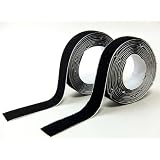 【超強力マジックテープ】黒 幅25mm×3Mオスメスセット強粘着裏糊付【業務用】【おすすめ人気商品】ベルクロ/面ファスナー