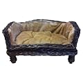 FAB Wicker Sofa in Dark Brown for Cats