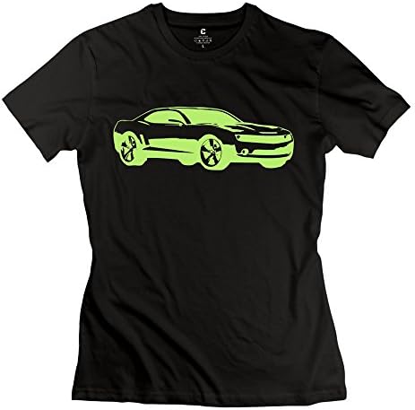 SIFU Women's Camaro Car T-shirt,Short Sleeve Tees XX-Large Black
