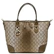 GUCCI(グッチ) グッチ HEART BIT GG LUREX GGキャンバス ハート&ハーフホースビットチャーム付 2WAY ショルダー・トートバッグ ブラウン×ブロンズ 269957 F851G 9720 トートバッグ ■カラー ブラウン×ブロンズ(bbgu01588u)