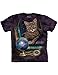 Cat, Crystal Ball, Timepiece Fortune Teller Lisa Parker T-Shirt