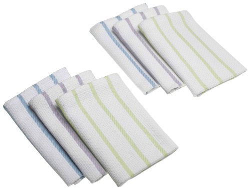 DII Butterfly Garden Heavyweight Essentials Dishcloth, Set of 6
