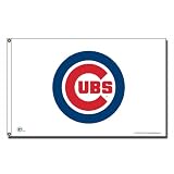 Chicago Cubs Logo (On White) 3x5 Banner Flag