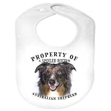 Australian Shepherd Property Organic Cotton Infant Baby Bib 41MvqfgzLBL. SL160 Australian Shepherd Property Organic Cotton Infant Baby Bib