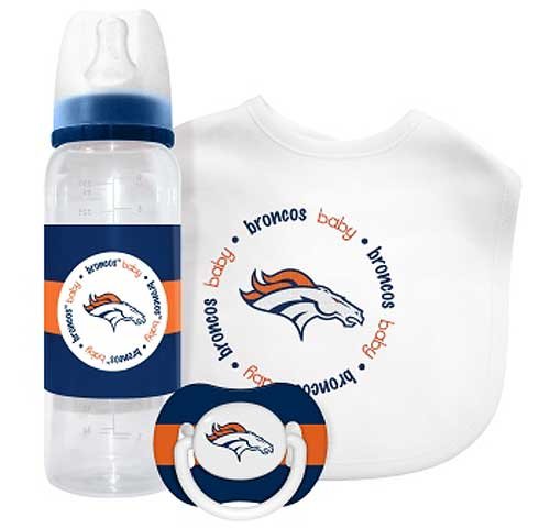 NFL  Denver Broncos Baby Gift Set