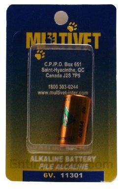 Multivet Alkaline Battery (6V)