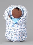 HUG&HLD BABY PUPPET BLK/BLUE/SP
