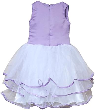 Baby Toddler Kids Girl Special Occasion Formal Lace Dress (18-24 Months (100), Lavender)
