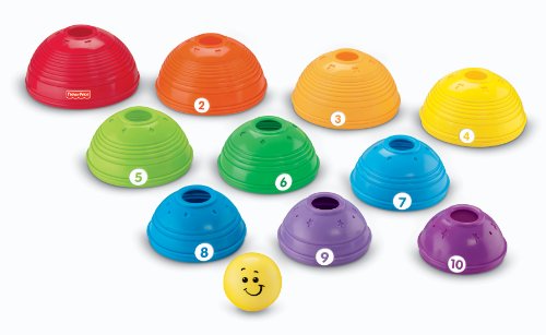 Fisher-Price K7166 Palla Piramide – Gioco Classico Con 10 Ciotole Impilabili Per Bambini (6+ Mesi)