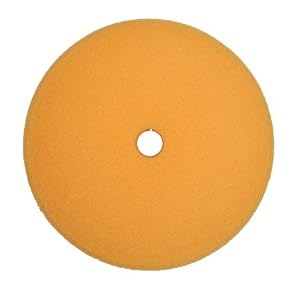 8 ORANGE FOAM BUFFING PAD COARSE CUTTING POLISH VELCRO - Standard grade cutting pad by 