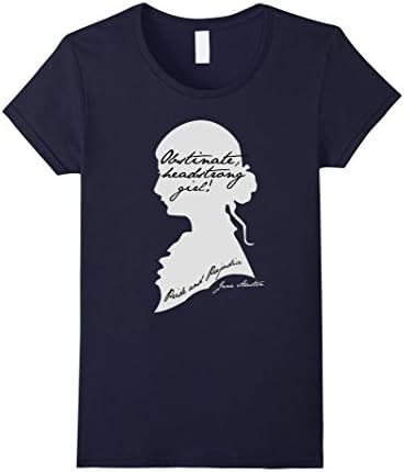 Obstinate Headstrong Girl (Pride and Prejudice Jane Austen) - Female XL - Navy