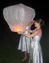White Sky Lanterns (Ten per box) by Light a Lantern