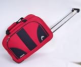 Outdoor Living : Head Wheeled Trolley Holdall. (Black / Red)