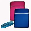 Blue-Pink 10 Inche Reversable 2 Side Soft Sleeve for Samsung NC10-14GW Netbook + Courage*Wisdom Wrist Band!!!