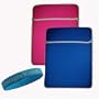Blue-Pink 10 Inche Reversable 2 Side Soft Sleeve for Samsung NC10-14GW Netbook + Courage*Wisdom Wrist Band!!!