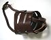 Sporting Goods : LOVEPET Durable Leather Brown Muzzle With Soft Inside Lining, Snout Length 5.5", Snout Circle 11.5"