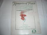 MEMORIES OF FRANCE AL DUBIN 1928 SHEET MUSIC SHEET MUSIC 300