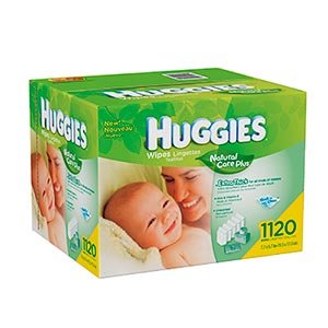 Huggies Natural Care Plus Wipes 1120ct