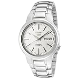 Seiko Men's SNKA01K1 Seiko 5 Automatic White Dial Stainless Steel Watch