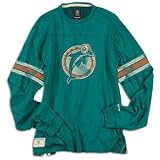 Miami Dolphins Youth Vintage Jersey Crewneck Long Sleeve T-Shirt