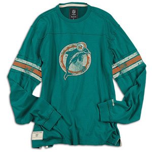 Miami Dolphins Youth Vintage Jersey Crewneck Long Sleeve T-Shirt