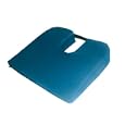Duro-Med Sloping Coccyx Cushion with Navy Poly/Cotton Cover, Navy