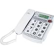Corded Big Button Telephone With Caller ID And Speakerphone - White