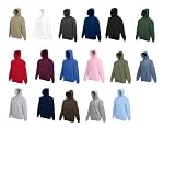 Hooded Sweat von Fruit of the Loom S M L XL XXL XXL verschiedene Farben title=
