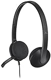 Logitech USB Headset H340 for Internet Calls and Music - Black
