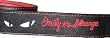 Emily the Strange Juniors Cat Eyes Black Leather Belt