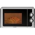 Bomann MWG 2210U CB Unterbau Mikrowelle / 800 Watt / Grill 1000 Watt / 20 L Garraum / 5 Leistungsstufen / silber