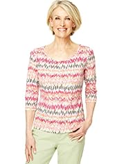 Classic Collection Brush Stroke Top
