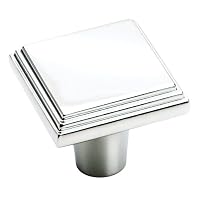 Amerock BP26117-26 Manor 1-Inch Diameter Knob, Polished Chrome